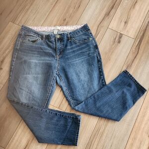 Vintage America Boyfriend Jeans Blue Straight Leg Jeans Women's Size 8